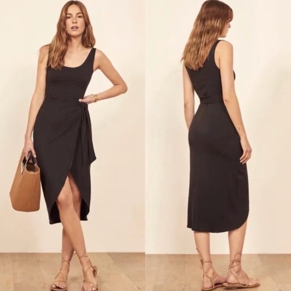 Reformation Kaila Knit Dress - Women’s XS - Black - Gently Used, Great Condition